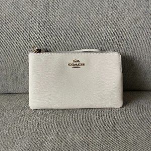 Coach Large Corner Zip Wristlet